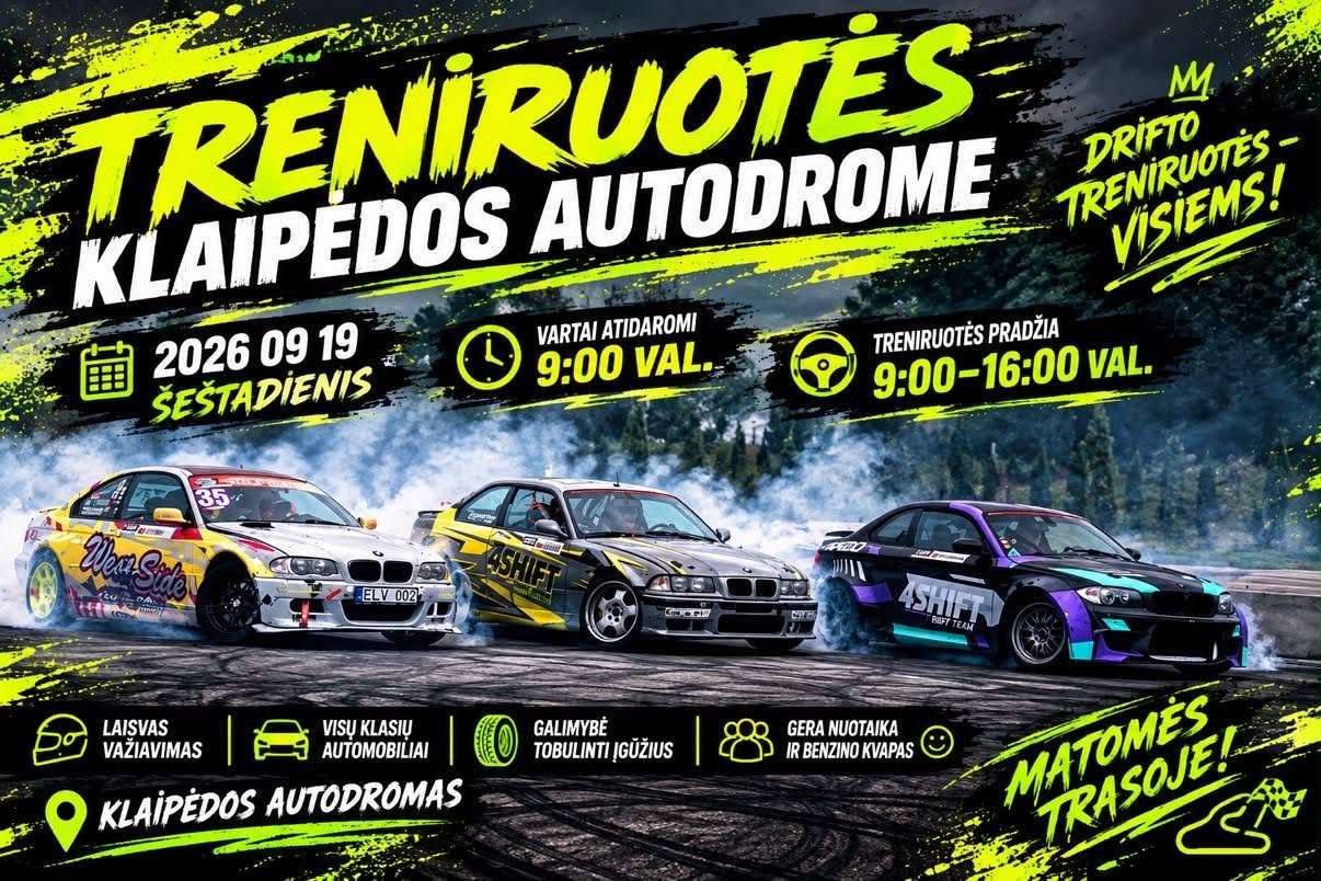 Drifto treniruotė · West Side Drift Team — plakatas