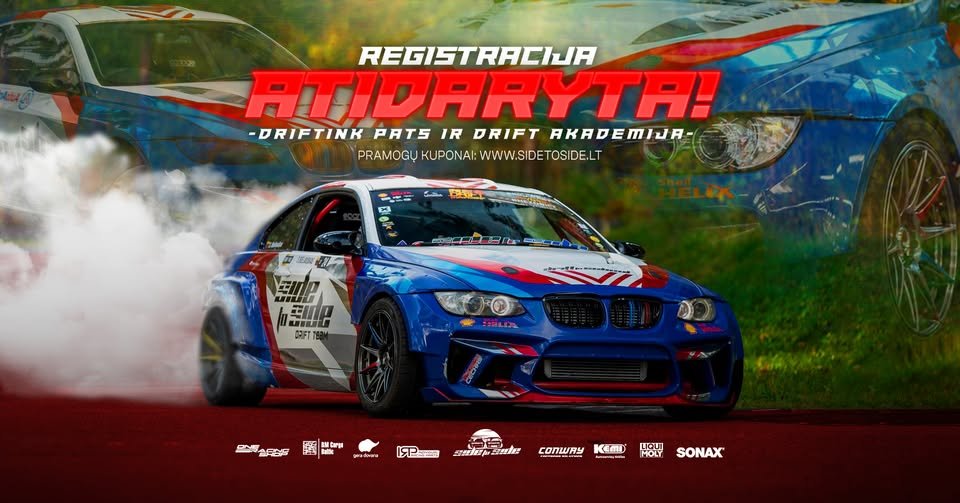 Driftink Pats Madžiūnai · SIDE to SIDE Drift Team — plakatas